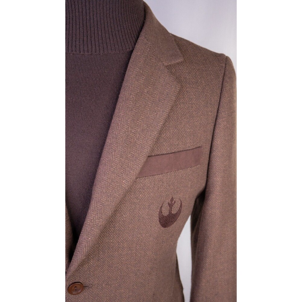 Star Wars Chewbacca M (40) Suit Jacket By Robe Factory Brown Blazer Sports Coat - Picture 4 of 14